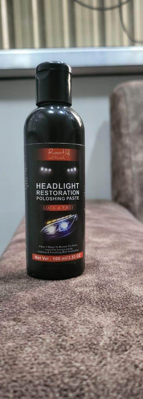 2hf73j-gq headlight restoration polishing paste in black bottle for automotive headlight cleaning and polishing
